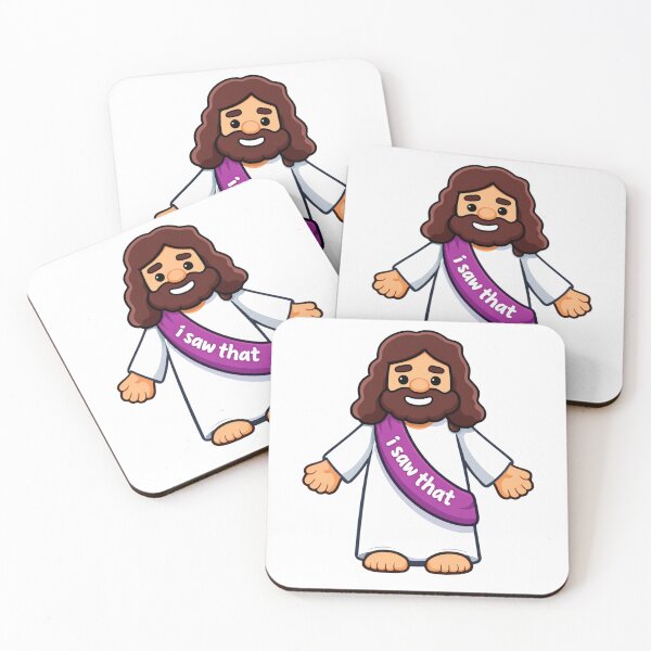 Item preview, Jesus I Saw That Meme Mini Little Jesus Figure designed and sold by gillys.