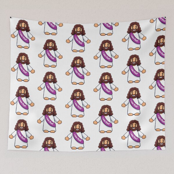 Item preview, Jesus I Saw That Meme Mini Little Jesus Figure designed and sold by gillys.