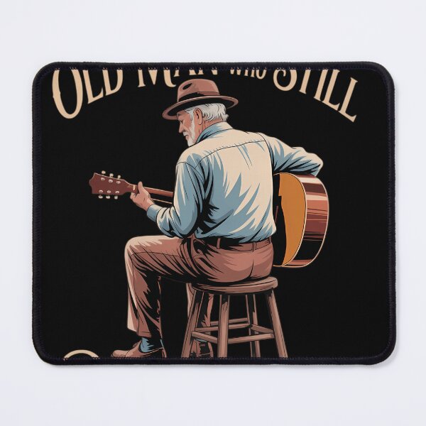 Item preview, 70th Birthday Acoustic Guitar Player in His Seventies designed and sold by tiemacopaxer.