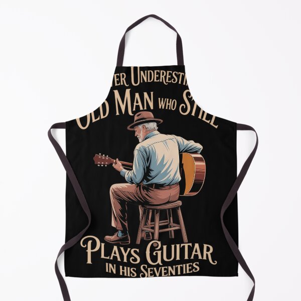 Item preview, 70th Birthday Acoustic Guitar Player in His Seventies designed and sold by tiemacopaxer.