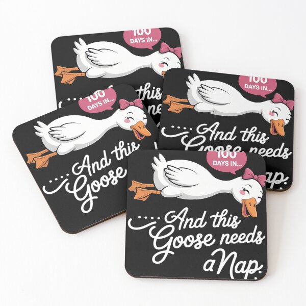 Item preview, 100 Days in... Goose Needs a Nap Funny 100th Day of School designed and sold by tiemacopaxer.