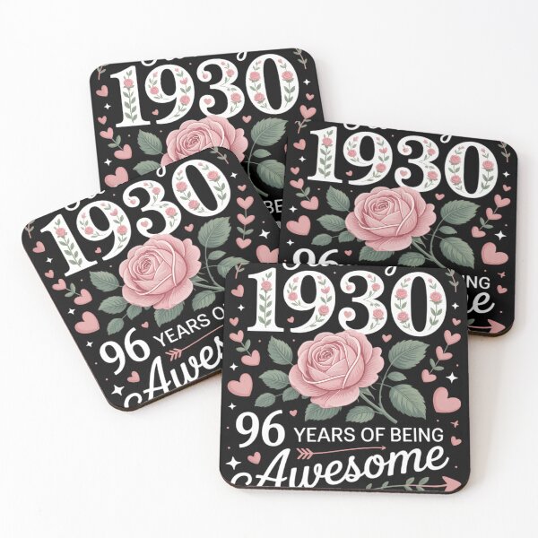 Item preview, 96 Year Old February 1930 Floral 96th Birthday designed and sold by tiemacopaxer.