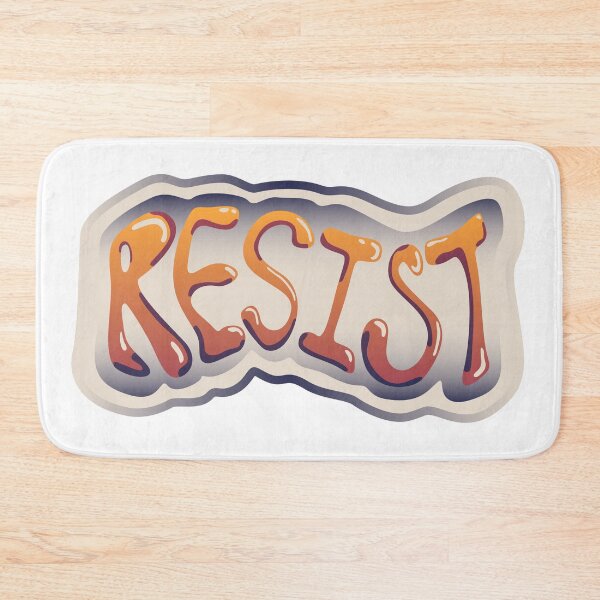 Item preview, Resist Wavy Bubble Letters designed and sold by KatelynMitalski.