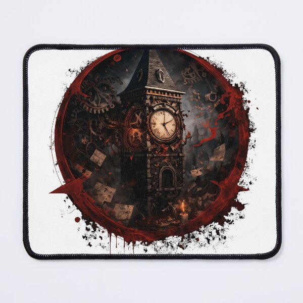 Item preview, BOTC - A Blood splattered clocktower - Whispering Gears designed and sold by creative-cub.