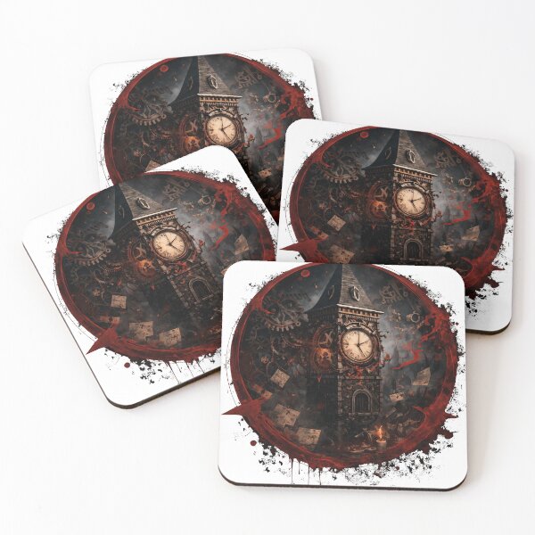 Item preview, BOTC - A Blood splattered clocktower - Whispering Gears designed and sold by creative-cub.
