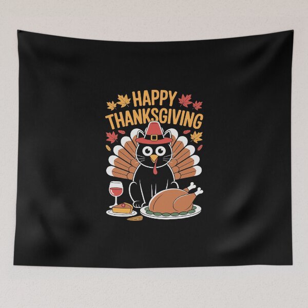 Item preview, Thanksgiving Cat designed and sold by jkrphoto.