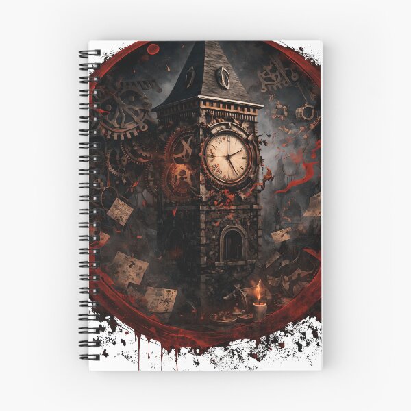 Item preview, BOTC - A Blood splattered clocktower - Whispering Gears designed and sold by creative-cub.