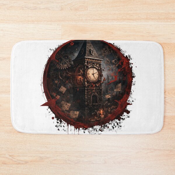 Item preview, BOTC - A Blood splattered clocktower - Whispering Gears designed and sold by creative-cub.