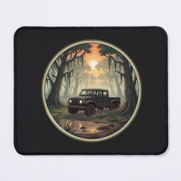 Item preview, 6x6 Off-Road Expedition: Misty Bayou Sunset designed and sold by xofi.