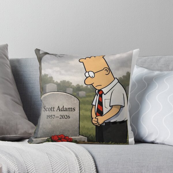Item preview, dilbert cartoon RIP scott Adam designed and sold by trozstreet.