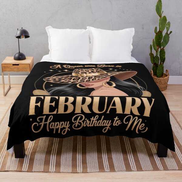 Item preview, A Queen Was Born In February Happy Birthday To Me designed and sold by lilensgavadur.