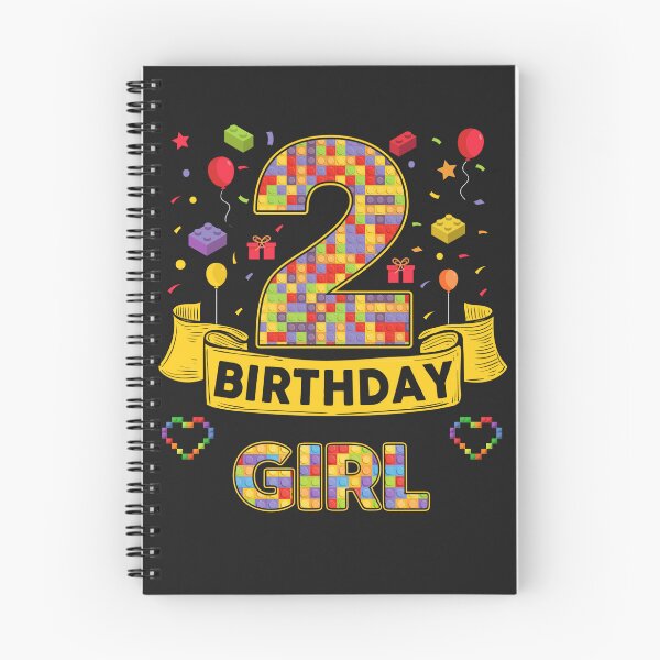 Item preview, 2nd Birthday Girl Shirt - Colorful Building Blocks Birthday T-Shirt | Birthday Number Series designed and sold by GreatLion1017.