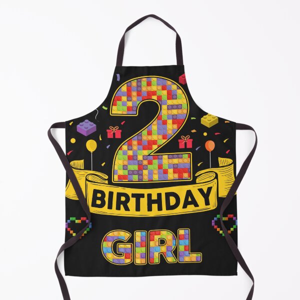 Item preview, 2nd Birthday Girl Shirt - Colorful Building Blocks Birthday T-Shirt | Birthday Number Series designed and sold by GreatLion1017.