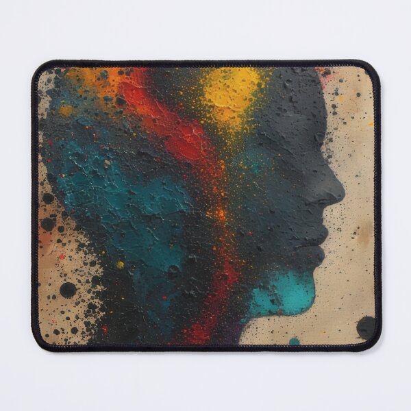 Item preview, Head in colors, thoughts and feelings in a color explosion designed and sold by Mianku | Für das Leben.
