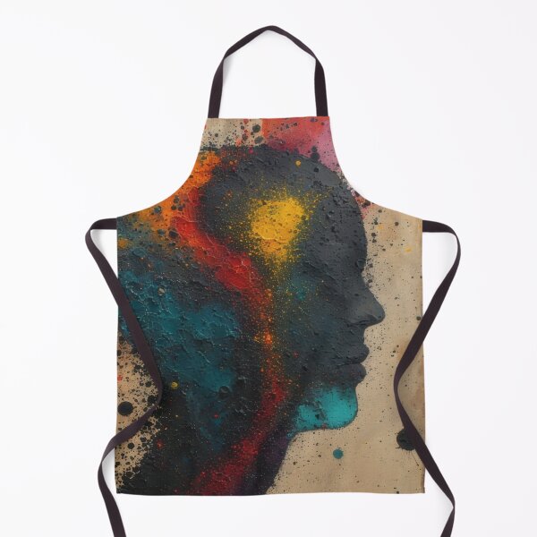 Item preview, Head in colors, thoughts and feelings in a color explosion designed and sold by Mianku | Für das Leben.