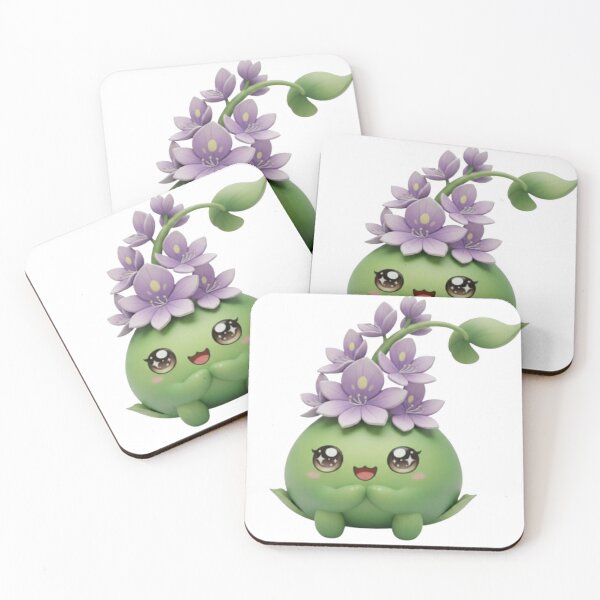 Item preview, Hya Hyacinth Sister Character – Kawaii Floral Mascot designed and sold by HNstory.