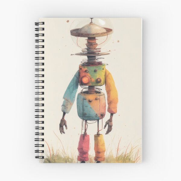 Item preview, Disassembled robot in a summer meadow designed and sold by Mianku | Für das Leben.