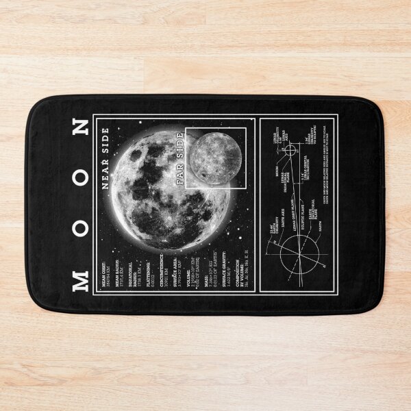 Item preview, Moon Space Science Lunar Orbit Scientist Astronomy Diagram designed and sold by GrandeDuc.