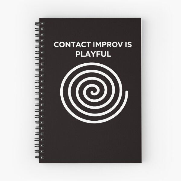 Item preview, Contact Improv Is Playful – Somatic Dance Spiral Minimal Art | Contact Improvisation | designed and sold by Spiral Studio.