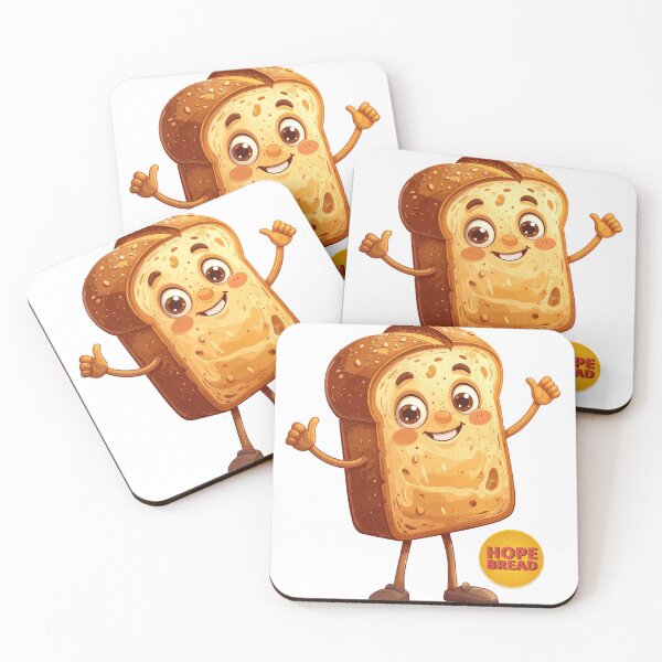 Item preview, Hope Bread Cartoon Mascot – Cute Happy Loaf Character Illustration designed and sold by mcraft studio.