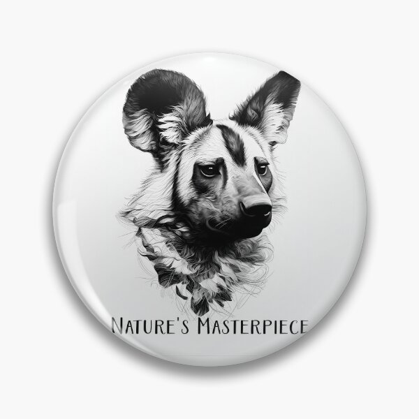 Item preview, African Wild Dog Sketch Nature Portrait. designed and sold by Mr Lee.