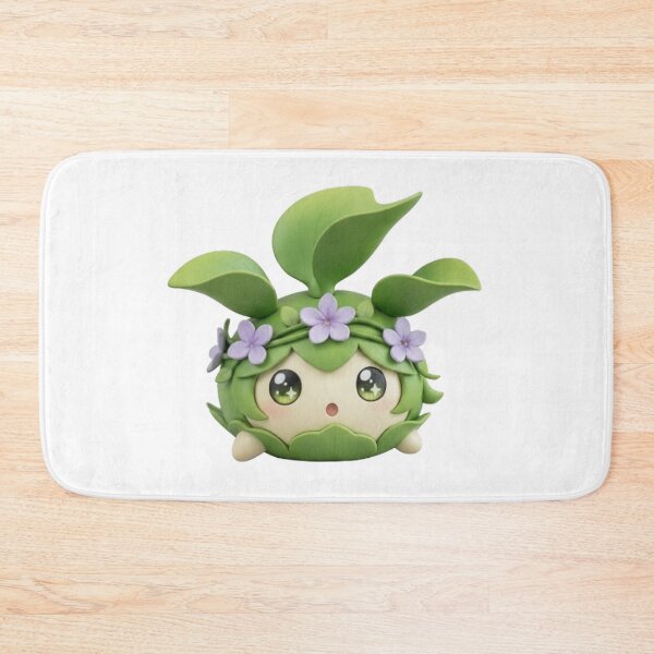 Item preview, Buru Hyacinth Baby Character – Cute Leaf Plant Kawaii designed and sold by HNstory.