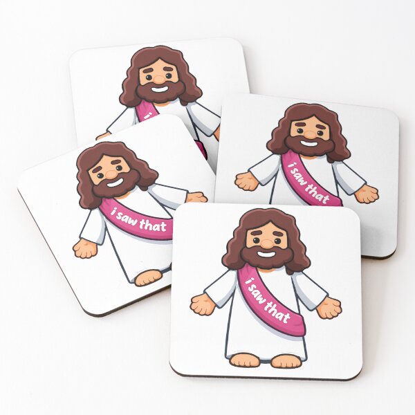 Item preview, Jesus I Saw That Meme Mini Little Jesus Figure designed and sold by gillys.
