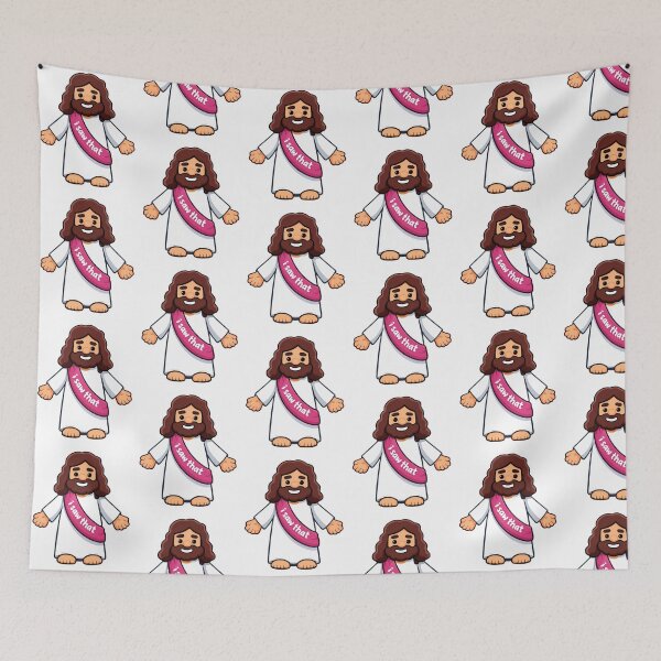 Item preview, Jesus I Saw That Meme Mini Little Jesus Figure designed and sold by gillys.
