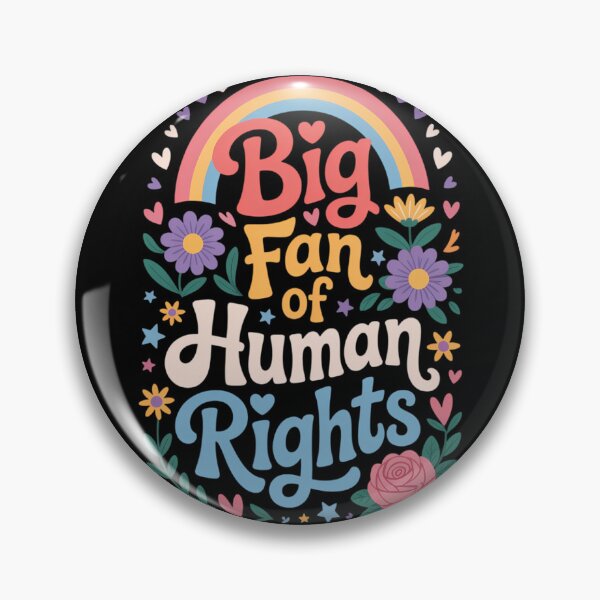 Item preview, Big Fan of Human Rights Rainbow designed and sold by lilensgavadur.
