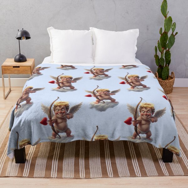 Item preview, Mischievous 3D Cupid with Bow - Funny Cheerful Valentine Archer designed and sold by PixMoody.