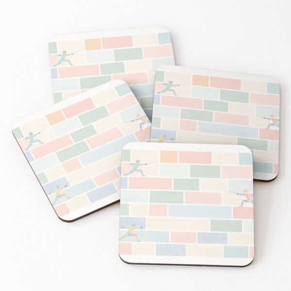 Item preview, Footwork Tiles Pattern designed and sold by ChillCharmStudio.