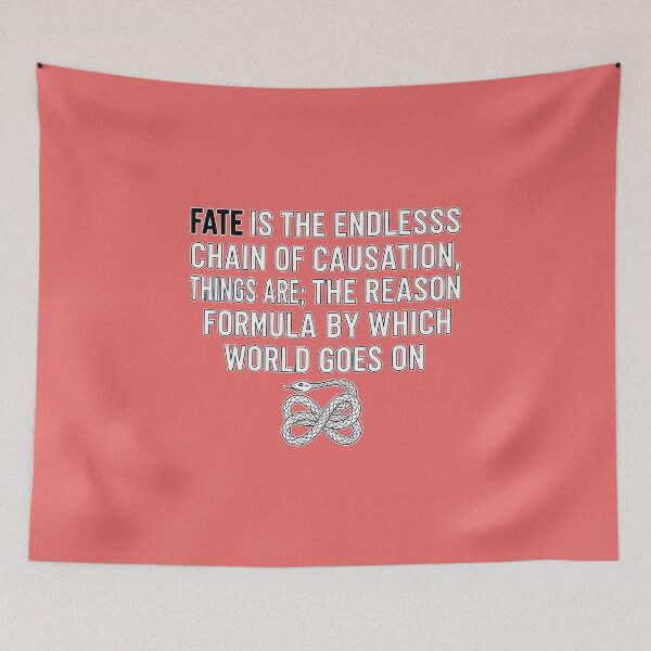 Item preview, Fate Is the Endless Chain of Causation – Daily Stoic Quote by Marcus Aurelius | Stoicism Art designed and sold by artbibun.
