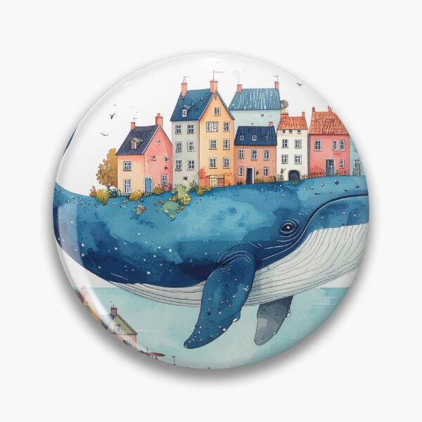 Item preview, Whale Village Dreamscape designed and sold by mcraft studio.