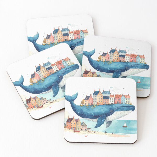 Item preview, Whale Village Dreamscape designed and sold by mcraft studio.