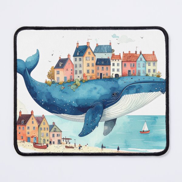 Item preview, Whale Village Dreamscape designed and sold by mcraft studio.
