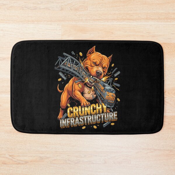 Item preview, Pitbull Chewing Train Bridge Gold  designed and sold by Tong4130.
