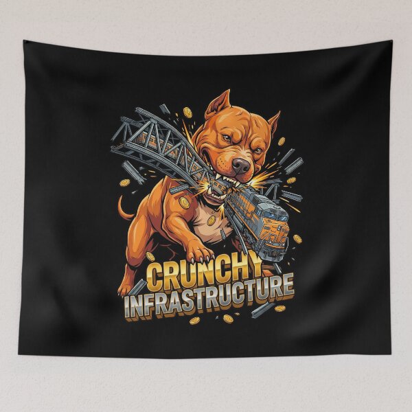 Item preview, Pitbull Chewing Train Bridge Gold  designed and sold by Tong4130.