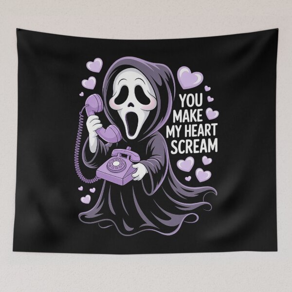 Item preview, Cute Creepy Horror Make My Heart Scream Valentine’s Day designed and sold by sterabamineh.