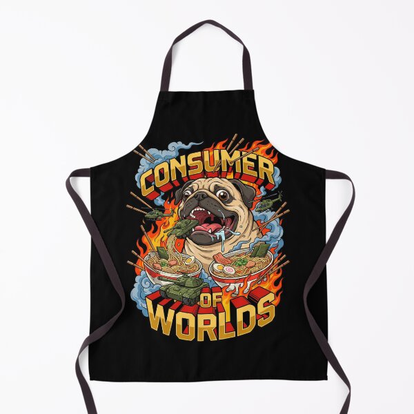 Item preview, Pug Eating Tanks Fire Ramen designed and sold by Tong4130.