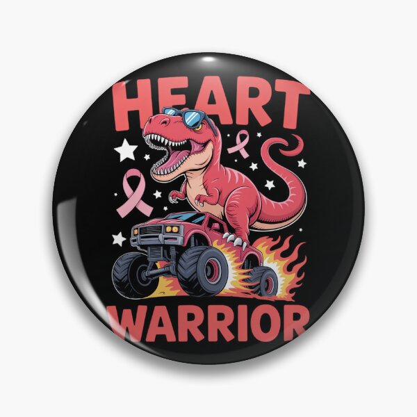 Item preview, Dino Trex Heart Warrior Heart Disease Awareness designed and sold by sterabamineh.