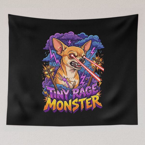 Item preview, Chihuahua Laser Eyes Storm Lightning  designed and sold by Tong4130.