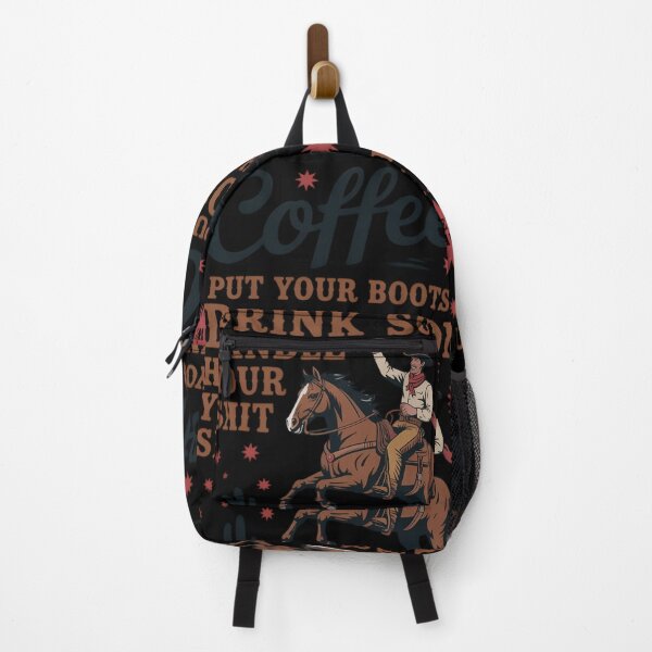 Item preview, Drink Some Coffee Put Your Boots On Funny Western Cowgirl designed and sold by sterabamineh.