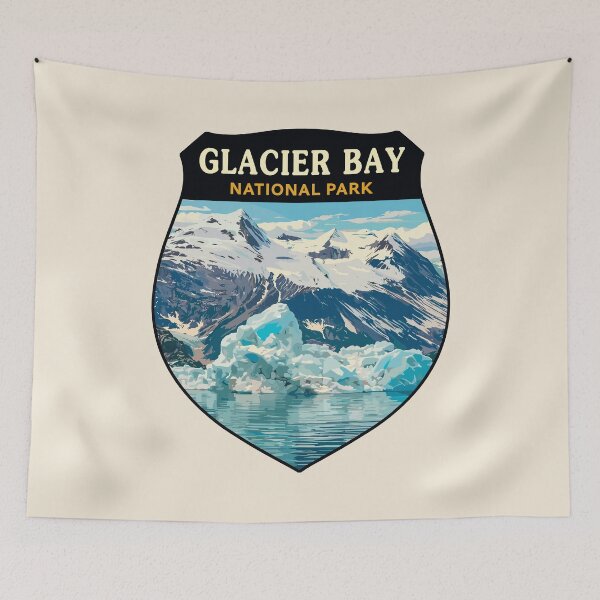 Item preview, Glacier Bay National Park Alaska Sticker designed and sold by Gideon Emmerich.