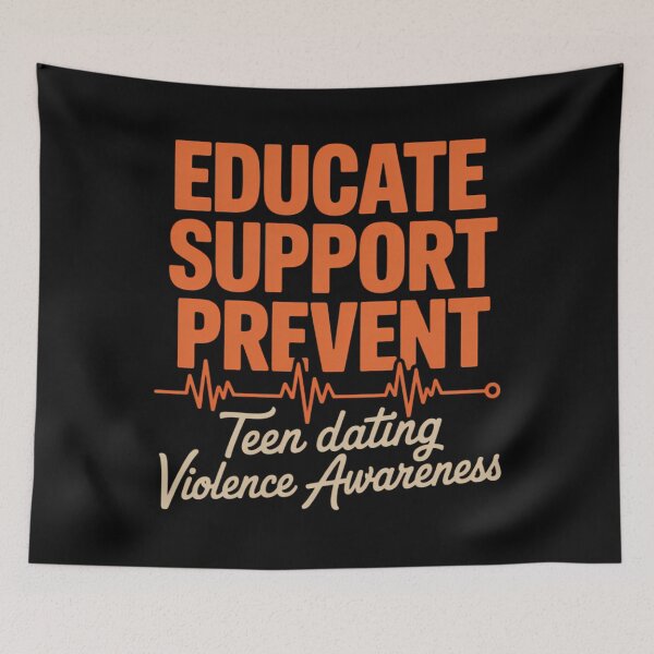 Item preview, Educate Support Prevent Teen Dating Violence Awareness designed and sold by sterabamineh.