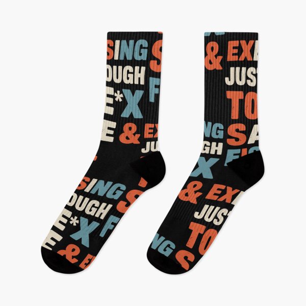 Item preview, Exercising Just-Enough to FCK & Fight Funny Quotes designed and sold by sterabamineh.