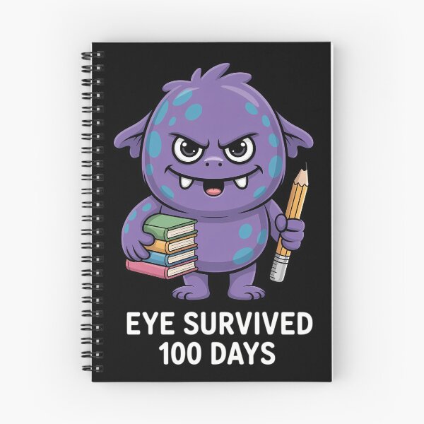Item preview, Eye Survived 100 Days of School Easy Monster designed and sold by sterabamineh.