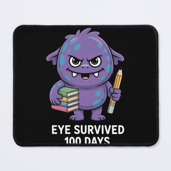 Item preview, Eye Survived 100 Days of School Easy Monster designed and sold by sterabamineh.