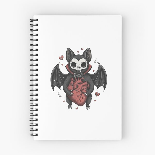 Item preview, Gothic Vampire Bat Anatomical Heart — Creepy Cute Spooky Valentine Illustration designed and sold by Colorful-Garden.