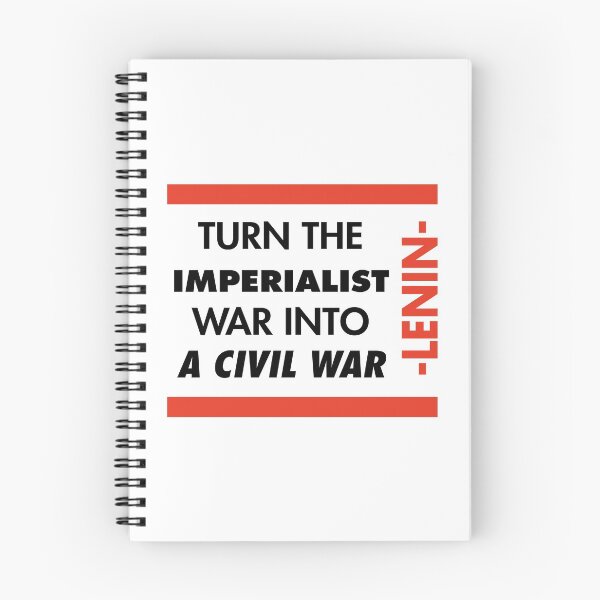 Item preview, Turn the Imperialist War Into A Civil War - Lenin Quote designed and sold by LDN-Communist.