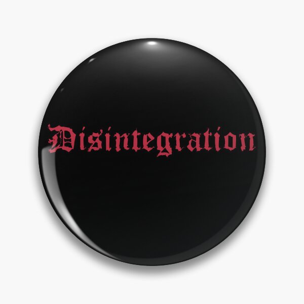 Item preview, Disintegration — Gothic Typography Tribute to The Cure designed and sold by simpledarkwavewisdom.